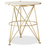 Table with Sand Colored Marble Top