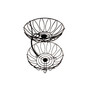 Leaf Arched 2-Tier Server