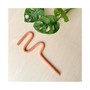 Plant Support Stake - Terracotta Wave