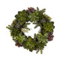 20" Artificial Succulent Wreath