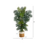 6.5' Golden Cane Artificial Palm Tree in Planter