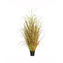 36"  Pvc Artificial Potted Mixed Brown Grass X 175