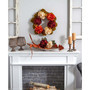 20" Hydrangea Berry Artificial Wreath