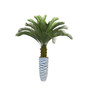 70" Palm Tree Artificial Faux decor in Resin Planter