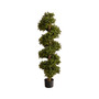 46" Boxwood Spiral Topiary Artificial Tree