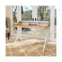 Jefferson Oak & White Computer Desk