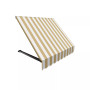 6' Dallas Retro Window/Entry Awning, 18" H x 36" D