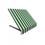 6' Dallas Retro Window/Entry Awning, 18" H x 36" D