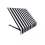 6' Dallas Retro Window/Entry Awning, 18" H x 36" D