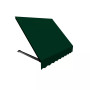 6' Dallas Retro Window/Entry Awning, 18" H x 36" D