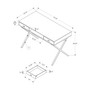 Computer Desk - 48" L Reclaimed