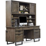 Gidian Credenza Desk with Hutch