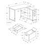 Computer Desk -Top Left-Right Facing Corner