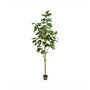 7' Artificial Potted Fig Tree With 86 Leaves