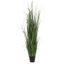 60" PVC Artificial Potted Green Sheep's Grass and Plastic Grass