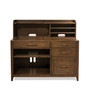 Vogue Hutch & Credenza Two Piece Home Office Desk Set