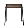 Wood Portable Compact Home Office Desk with Mini Hutch