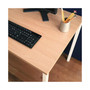 Harry Contemporary Wood and Metal Computer Desk in Oak