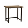 Alaterre Pomona 32" W Small Metal and Solid Wood Desk