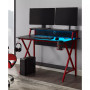 Linon Home Decor Moxley LED Gaming Desk