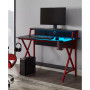Linon Home Decor Moxley LED Gaming Desk