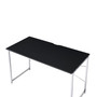 Tennis Writing Desk, Black & Chrome Finish 93195