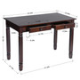 43.3" Computer Board Desk with 2 Drawers