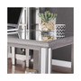 Worti Mirrored Desk Glam Style