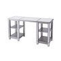 Worti Mirrored Desk Glam Style
