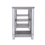 Worti Mirrored Desk Glam Style
