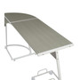 Dazenus Computer Desk, Gray & White Finish OF 00045