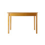 Transitional Studio Home Office Computer Desk, Honey Pine