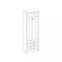 Space-Saving Entryway Organizer with Shoe Storage
