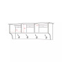 Entryway Cubbie Shelf