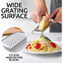Professional Stainless Steel Flat Handheld Cheese Grater