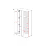 Grande Locking Media Storage Cabinet with Shaker Doors