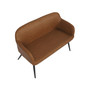 Daniella Industrial High Back Bench