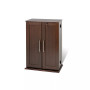 Locking Media Storage Cabinet with Shaker Doors