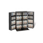 Locking Media Storage Cabinet with Shaker Doors