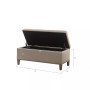 Catarina Fabric Storage Bench
