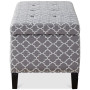 Catarina Fabric Storage Bench
