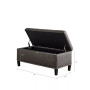Catarina Fabric Storage Bench