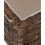 JONATHAN Y Caden 30'' Wicker Storage Trunk