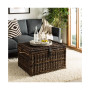 JONATHAN Y Caden 30'' Wicker Storage Trunk