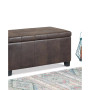 Dover Contemporary Rectangle Storage Ottoman Bench