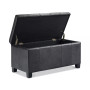 Dover Contemporary Rectangle Storage Ottoman Bench