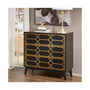 Madison Park Maria Gold Lattice Accent Chest