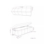 Kingsley Transitional Rectangle Large Storage Ottoman