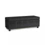 Kingsley Transitional Rectangle Large Storage Ottoman