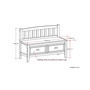 Burlington Storage Bench